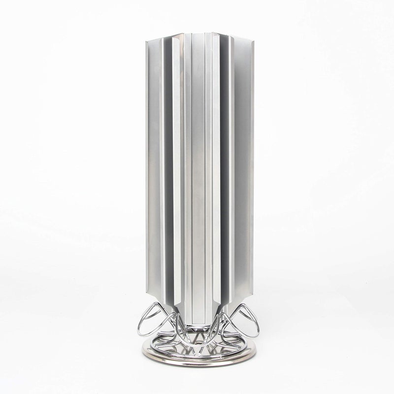 FlagShip Coffee Pod Capsule Holder for Dolce Gusto, Metal Carousel Capsules Pods Organizer Rack, 48 Pods Silver - Image 5